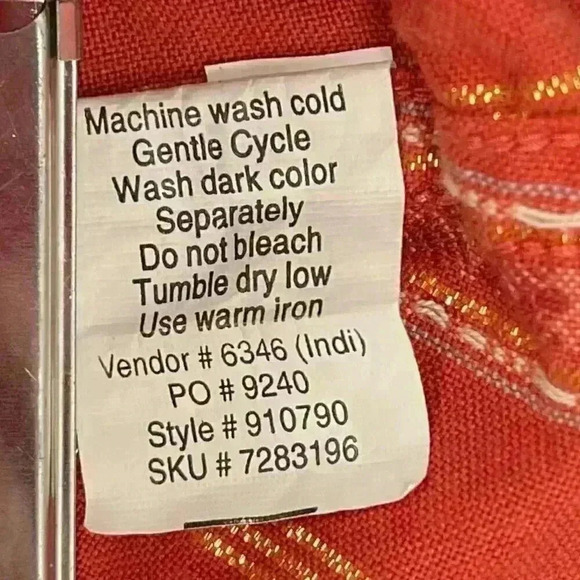 BIT & BRIDLE ladies cotton snap western shirt rust aztec sparkles - Picture 6 of 7